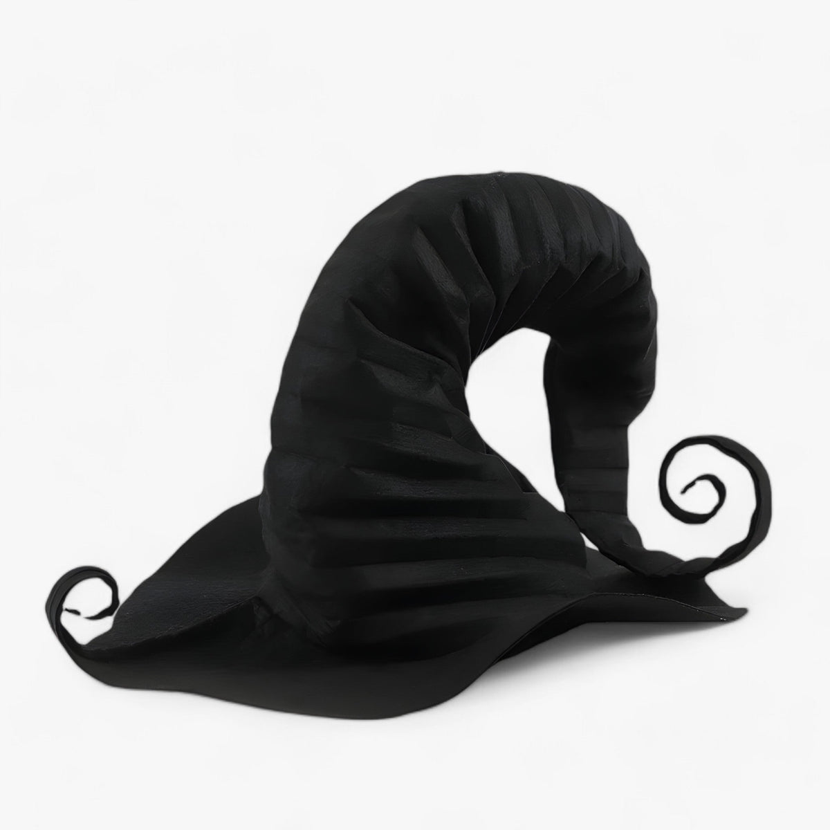 Hat : Chapeau van de Donkere Vloek - Unisex Feestaccessoire voor Halloween - Zwart in Zwart van Pantino
