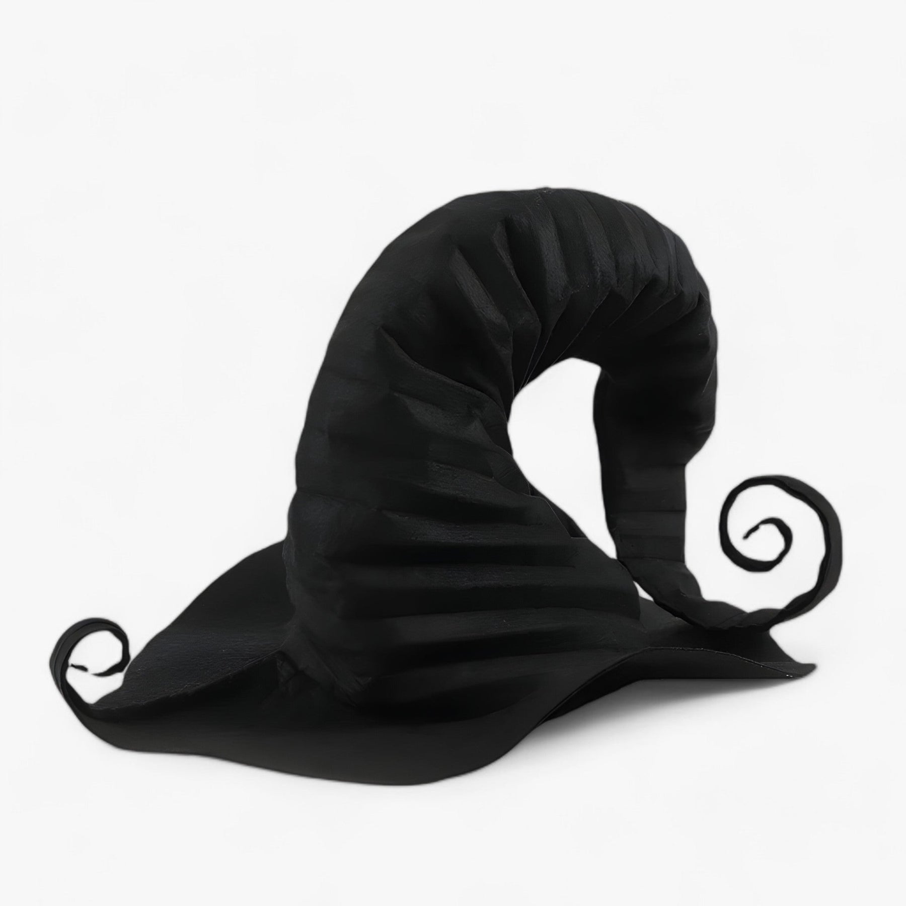 Hat : Chapeau van de Donkere Vloek - Unisex Feestaccessoire voor Halloween - Zwart in Zwart van Pantino
