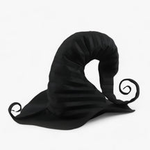 Hat : Chapeau van de Donkere Vloek - Unisex Feestaccessoire voor Halloween - Zwart in Zwart van Pantino