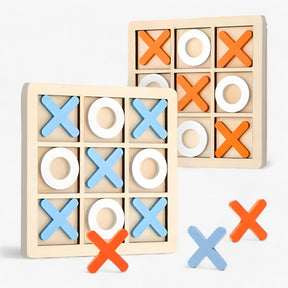 home & garden : Slim Plezier - Houten Tic-Tac-Toe Spel - Oranje in van Pantino