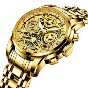 watches : Horloge Heren Zilver - Cap Watch in Goud van Pantino