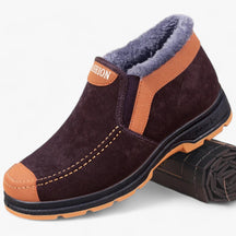 Boots : Schoenen Heren Grijs - Winter Katoenen - Gezellige Warmte voor een Comfortabele Wandeling in Bruin van Pantino