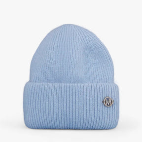 Winter Hat : Muts Dames Lichtblauw met - Wintermuts - Luxe Warmte in Lichtblauw met M 54cm-60cm van Pantino
