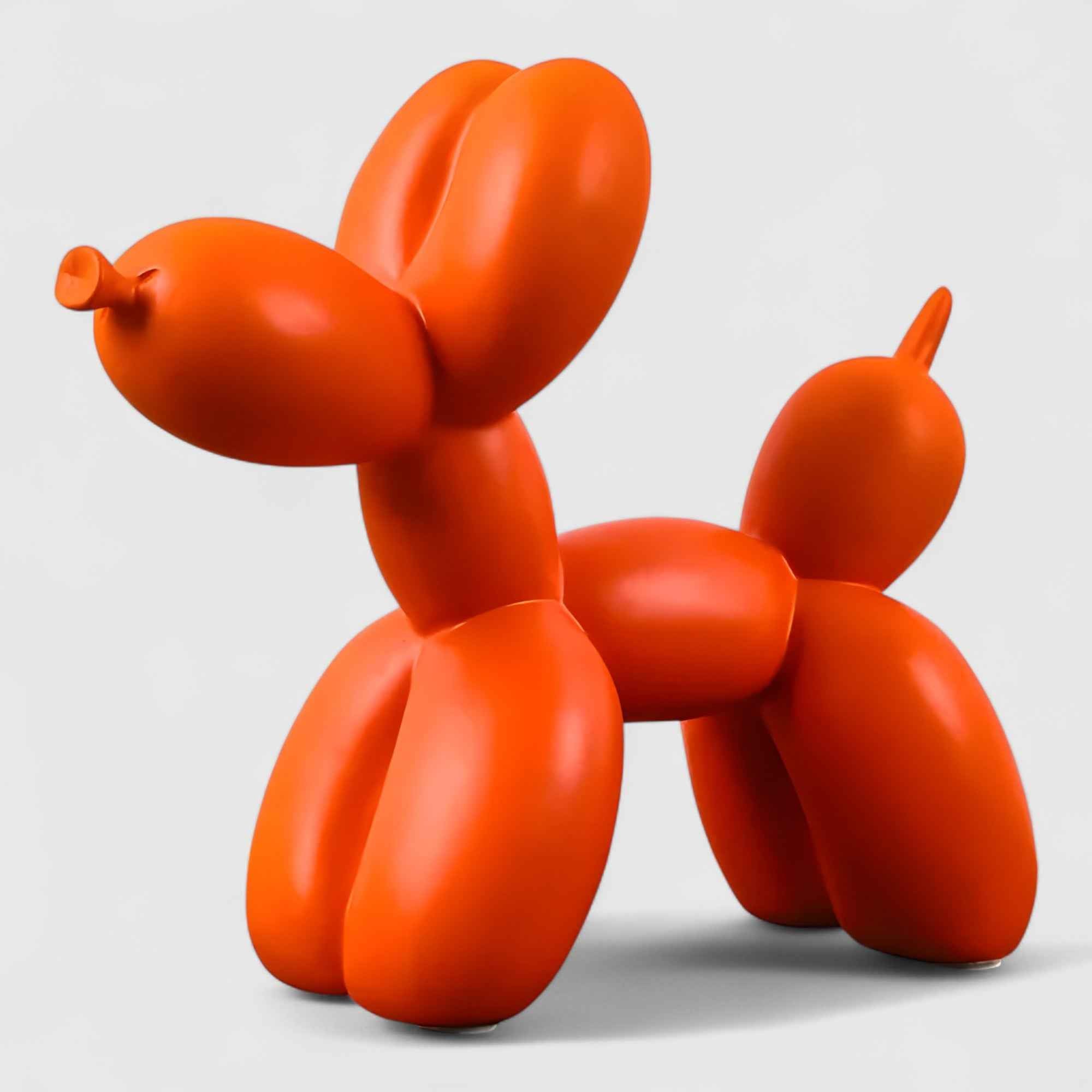Beeld Hond Ballon Moderne Pop Art van Hars – Scandinavische Design Decoratie voor Tafel