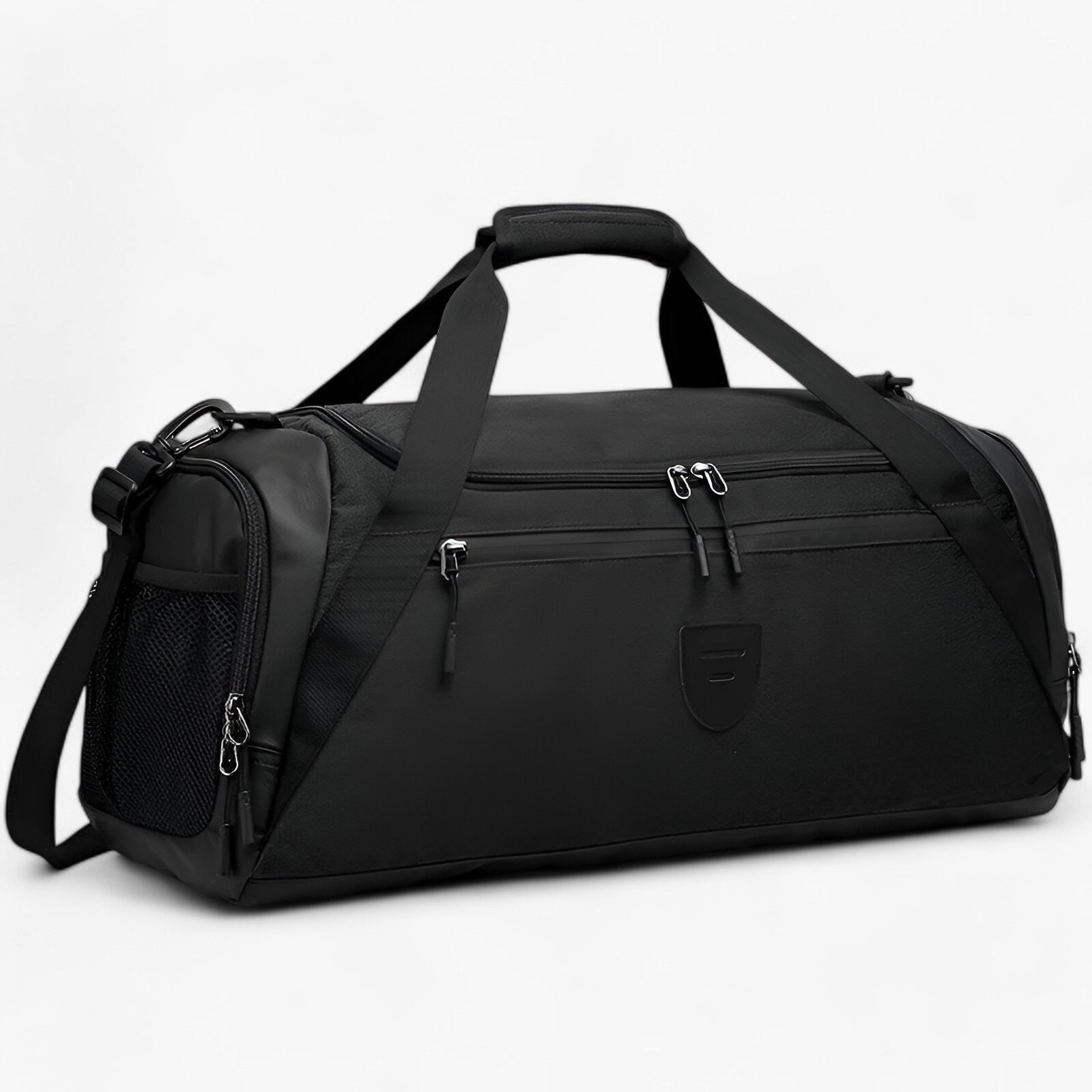 bags : Multifunctionele Gymtas met Scheidingsvakken Heren - Legergroen in Zwart van Pantino