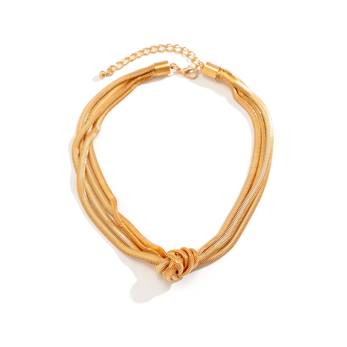 Necklace : Stijlvolle Ketting Dames - Goud in Goud van Pantino