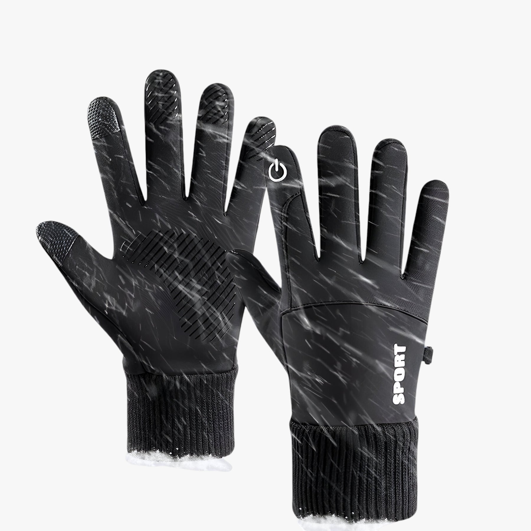 Men's Gloves : Handschoenen Heren Blauw - Warme en Waterdichte in van Pantino