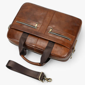 bags : Reiskoffer Bruin - Zakenkoffer Aluminium in van Pantino