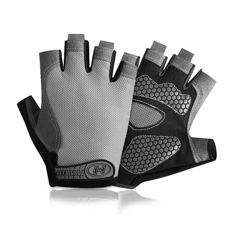 outdoor equipment : Sporthandschoenen Antislip voor Heren & Dames - Ademend, Comfortabel & Duurzaam - Ideaal voor Fitness & Fietsen in Upgrade Grijs van Pantino