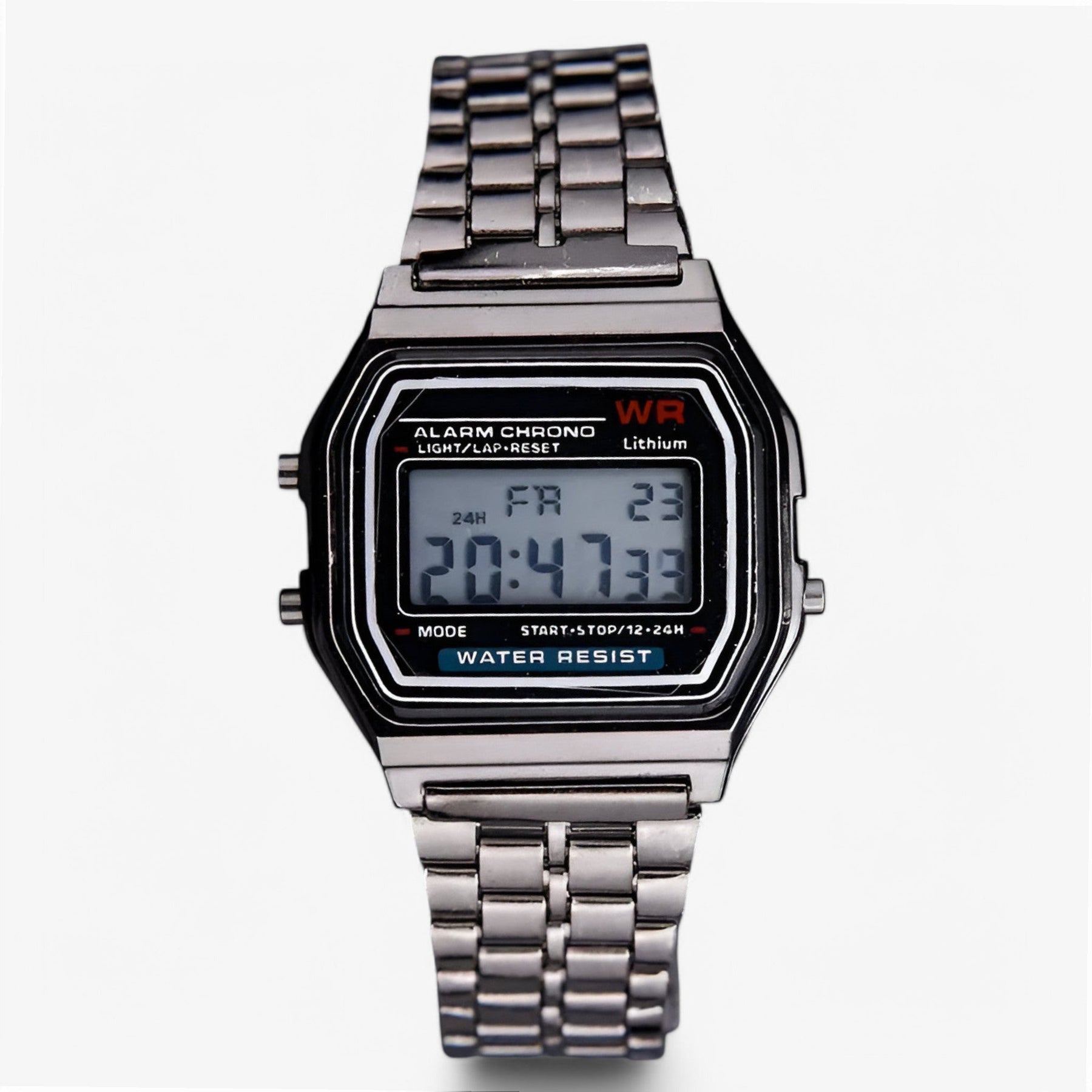 watches : Horloge Rosé Goud - Roestvrij Staal Militair Digitaal in zwart van Pantino