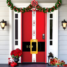 home & garden : HolidayCheer - Kerst Achtergrondbanner van Polyester - Creëer een Feestelijke Sfeer voor Uw Decoraties in Stijl-5 van Pantino