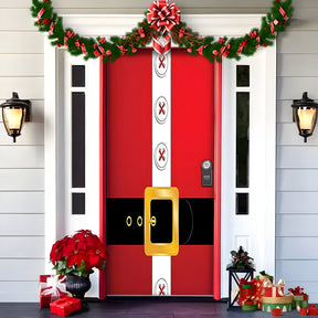 home & garden : HolidayCheer - Kerst Achtergrondbanner van Polyester - Creëer een Feestelijke Sfeer voor Uw Decoraties in Stijl-5 van Pantino