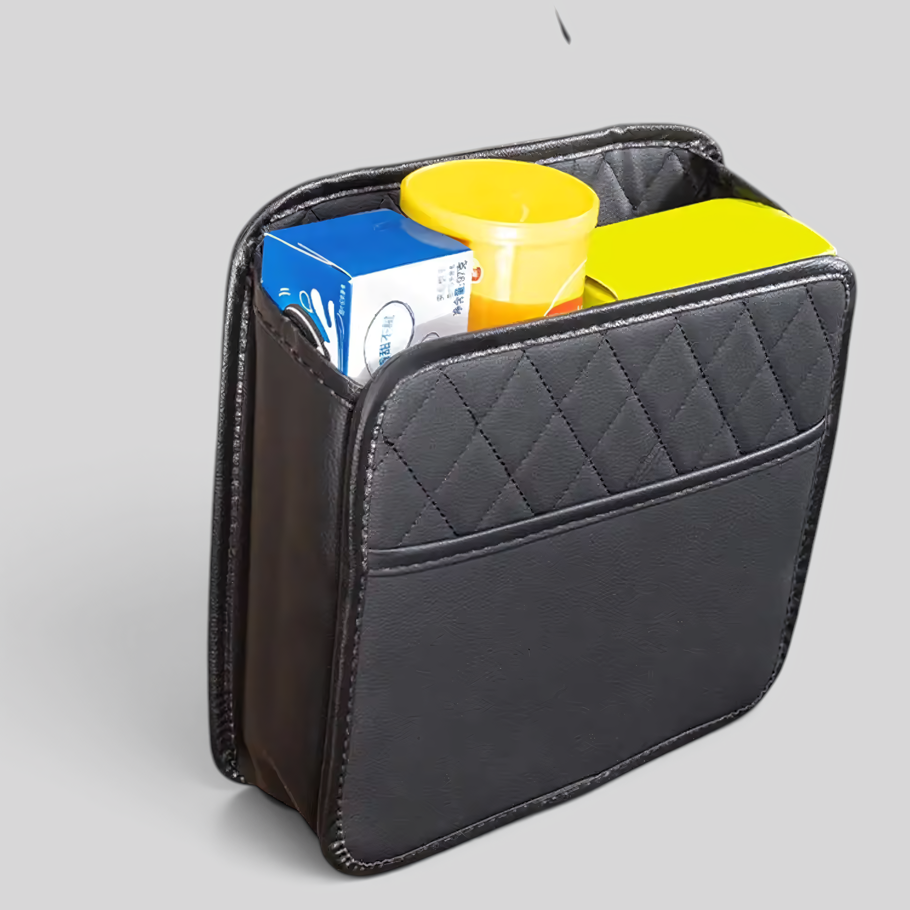 Auto Stoelrug Organizer met Ruim Opbergvak – Zwart
