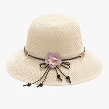 Sun Hat : Muts Dames Roze - Zomermuts voor - Stijlvolle Bescherming Tegen de Zon in Beige van Pantino