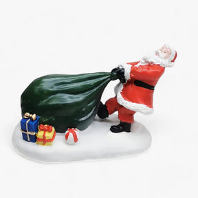 home & garden : Village-Kerstfiguren - Voeg Feestelijke Charme Toe aan Uw Kerstdisplays in Kerstman van Pantino