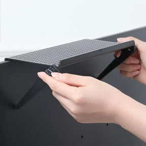 home & garden : Opslagplank TV Computer - Handige Wandbevestiging - Hout in van Pantino