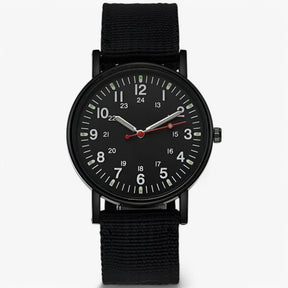watches : Horloge Zwart - Nylon Sport Militair in Zwart van Pantino