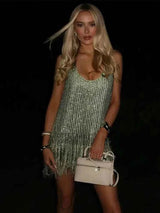 Eshna | Glamoureuze mini-feestjurk
