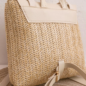 bags : BloomBag Vintage Rieten Tas - Bruin in van Pantino