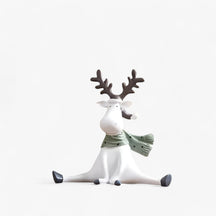 home & garden : Elegante Witte Hert Decoratie in hoogte 14cm van Pantino