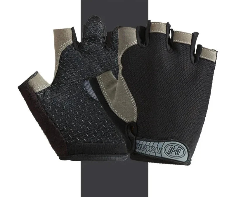 outdoor equipment : Sporthandschoenen Antislip voor Heren & Dames - Ademend, Comfortabel & Duurzaam - Ideaal voor Fitness & Fietsen in Zwart van Pantino