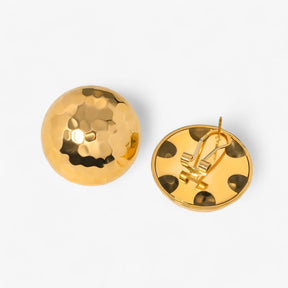Earrings : Gouden Oorbellen - Klassieke Sieradenstijl - Goud in van Pantino