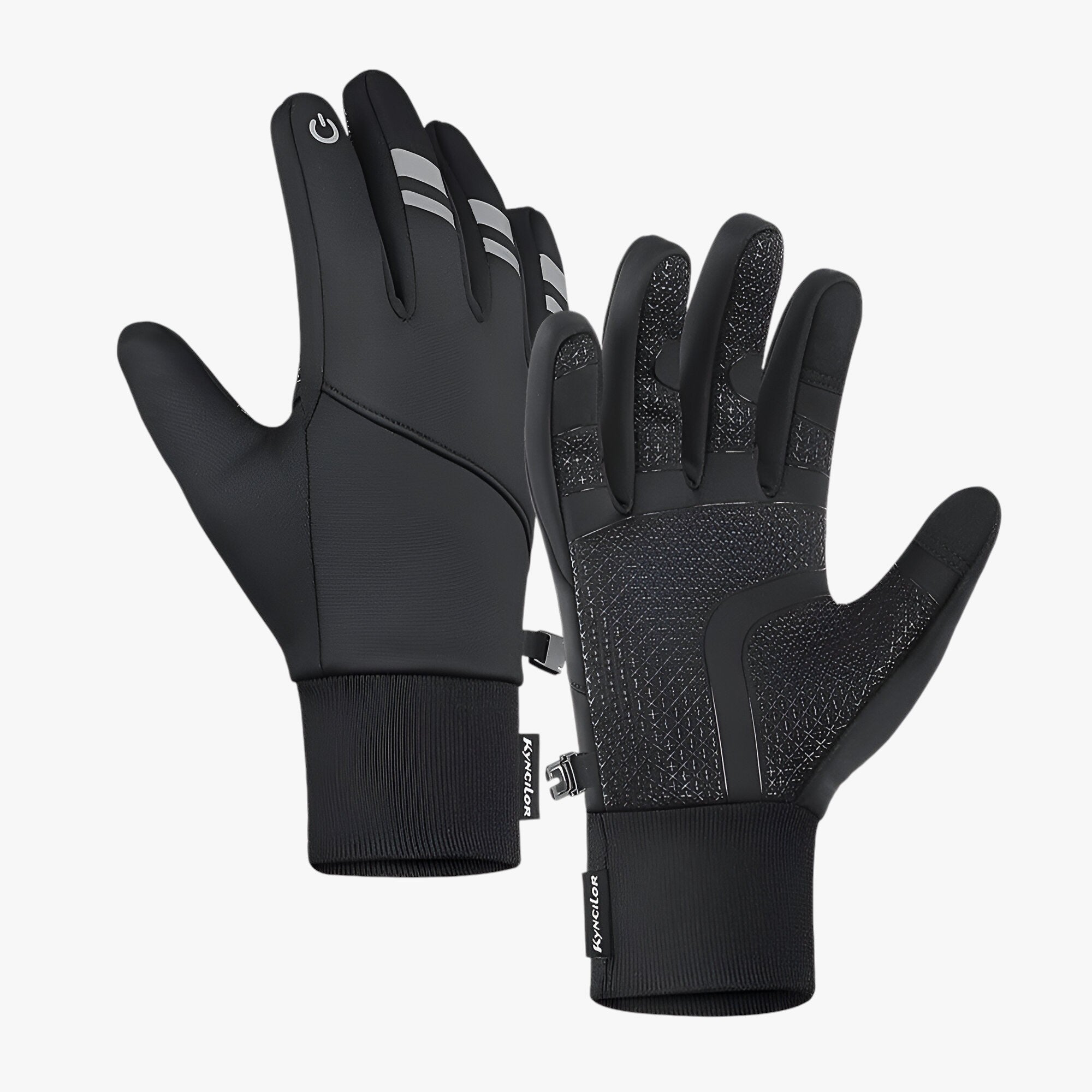 outdoor equipment : Waterdichte Winter Handschoenen voor Buiten Sporten in BLACK van Pantino