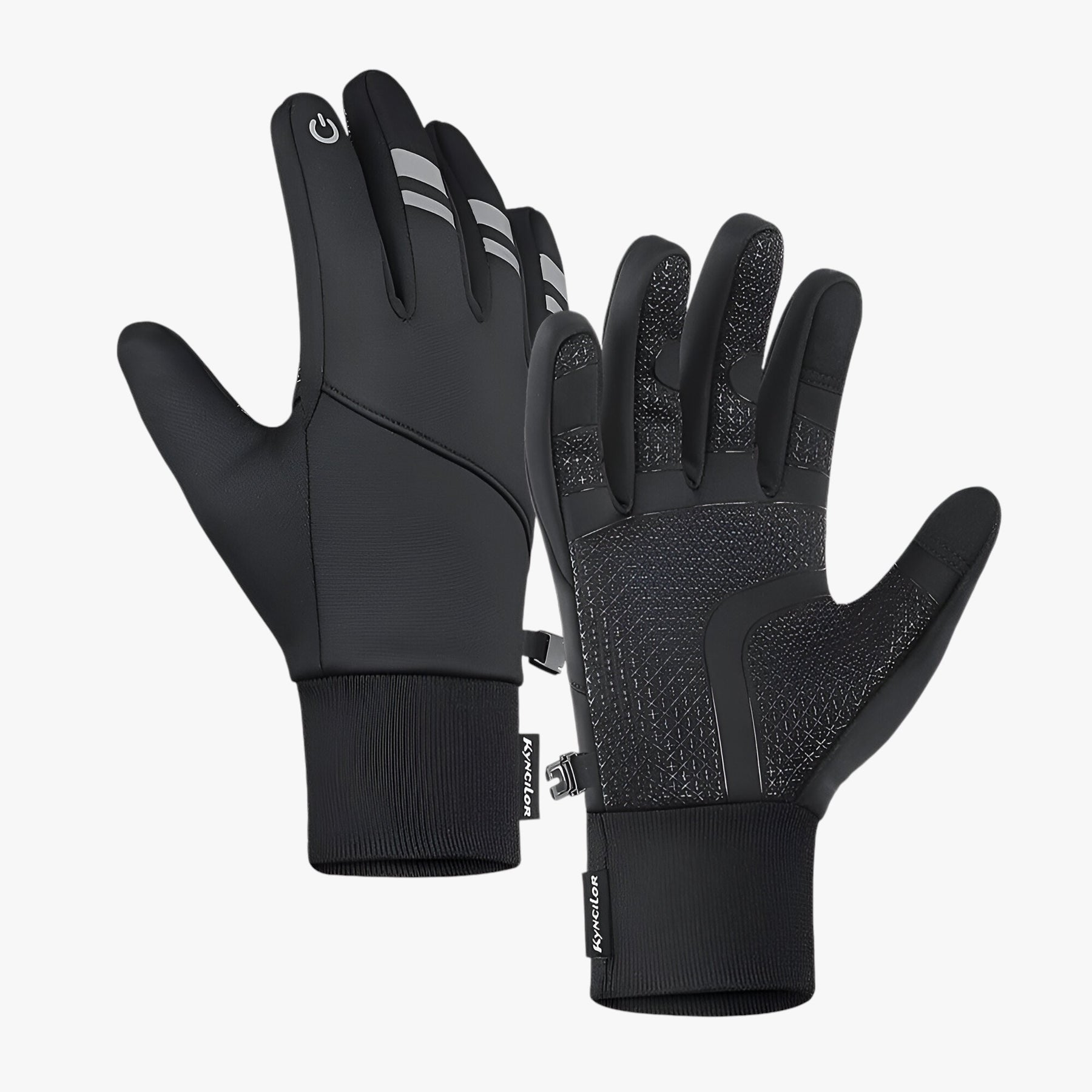 outdoor equipment : Waterdichte Winter Handschoenen voor Buiten Sporten in BLACK van Pantino