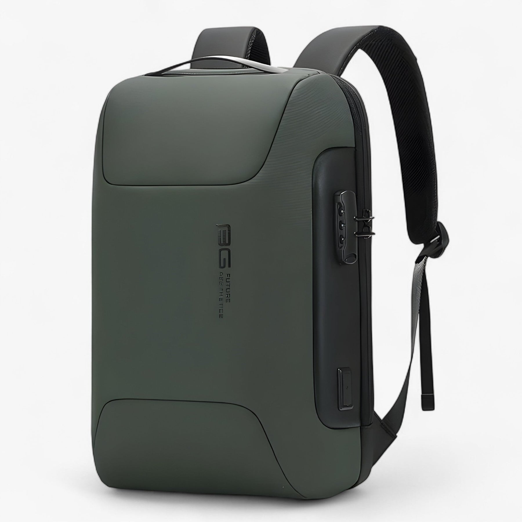 bags : Rugzak Zwart - Waterdichte Werkrugzak voor Laptop in Groen van Pantino