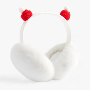 Earmuffs : Nepvachten in Kunstbont - Gezellige Winterwarmte - Zwart Wit in Kerst B van Pantino