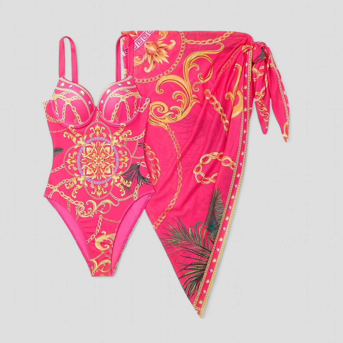Dames Badpak Zwart V-hals, Brede Bandjes, Volledige Bedekking - S-XL