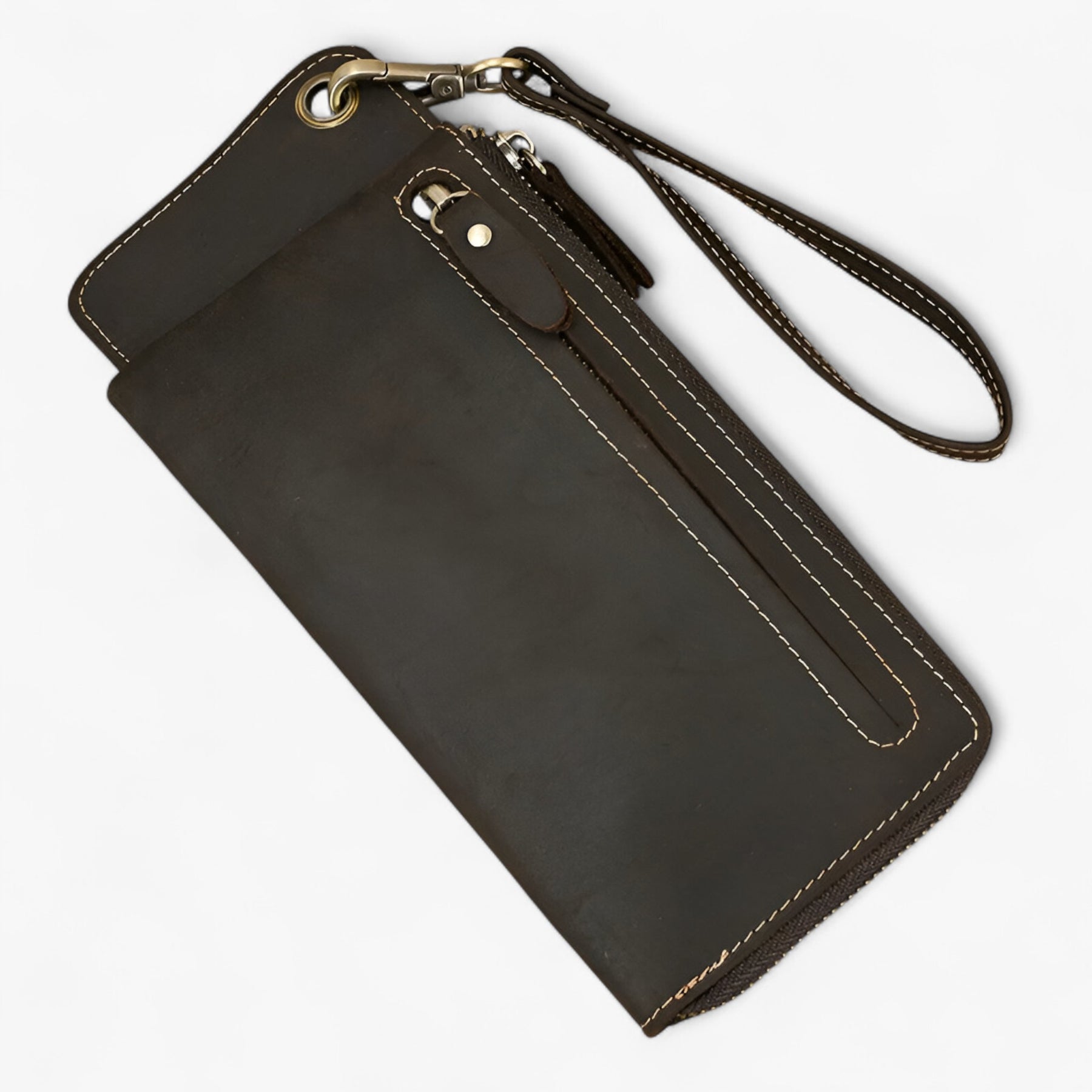 bags : Compact en Dames Default Vintage Leer in van Pantino