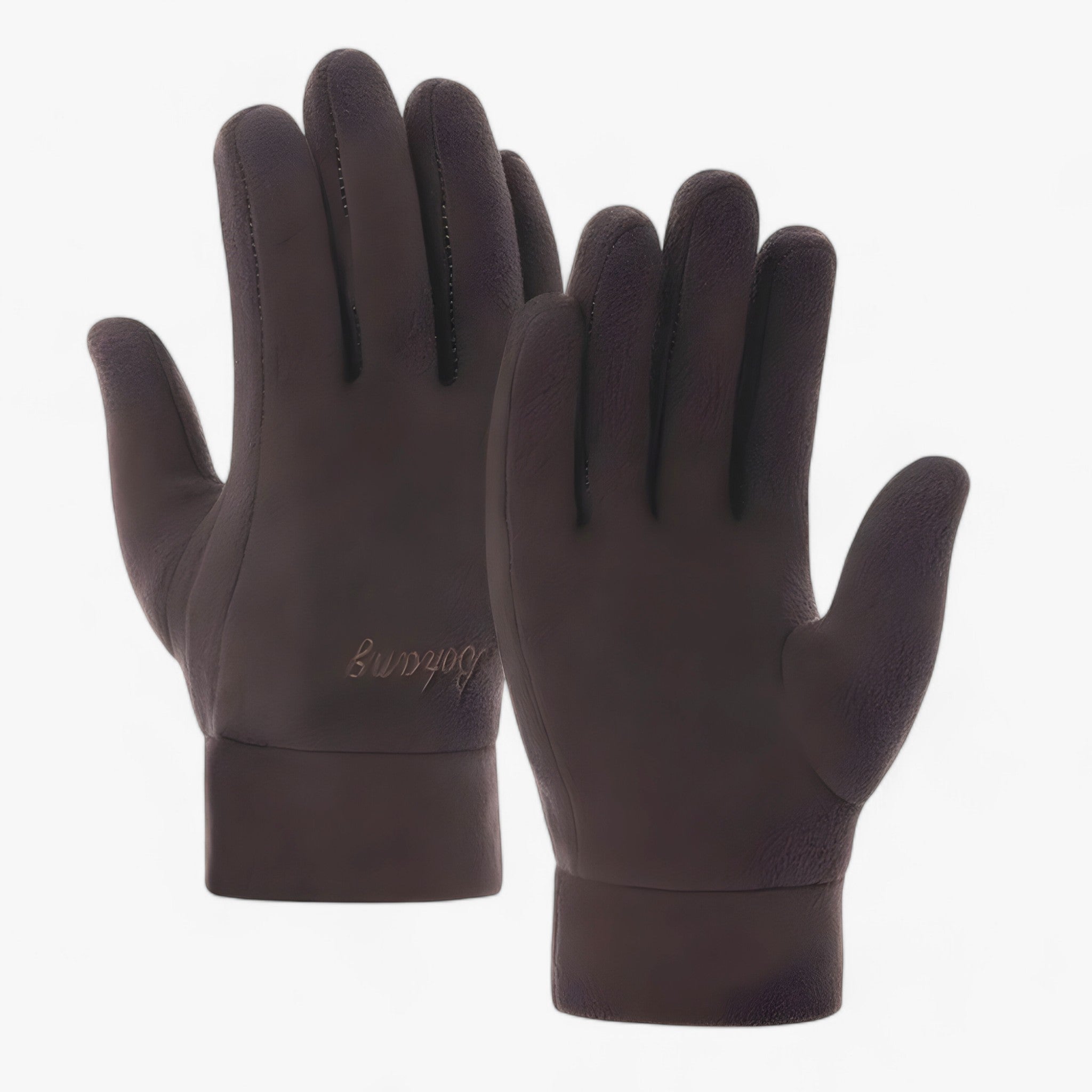 outdoor equipment : Unisex Thermohandschoenen - Warmte en Comfort in de Buitenlucht - Zwart in Bruin One size van Pantino