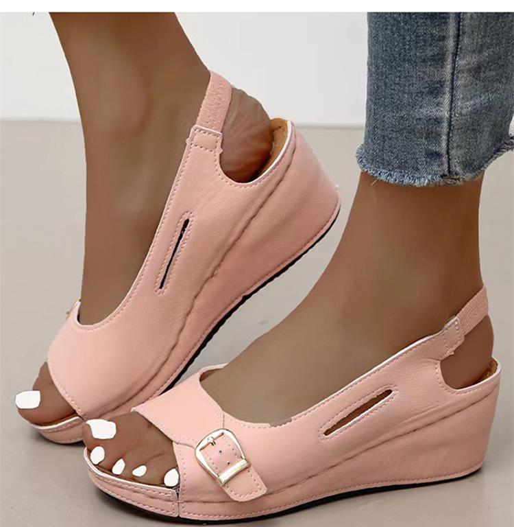 Sandals : Sandalen Dames Bruin - Koele Outdoor - Brengt Comfort en Koelte naar Elke Buitenactiviteit in Roze van Pantino