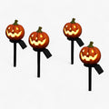 Solenergi Halloween Dekorationer Græskar - Oplys Din Have - Orange