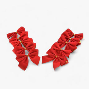 home & garden : 12 Rode Strikken - Festieve en Elegante Decoratie voor de Kerstboom in van Pantino