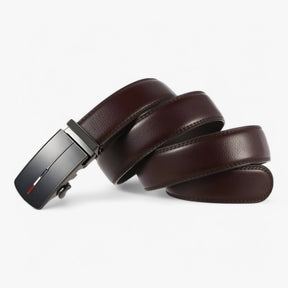 Belt : Riem Heren Zwart - Duurzame Leren Herenriem met Roestvrije Gespen in van Pantino