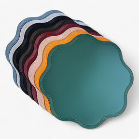 home & garden : Bloemen Placemats - Elegant en Duurzaam - Bloem Geel in van Pantino