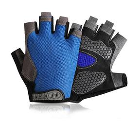 outdoor equipment : Sporthandschoenen Antislip voor Heren & Dames - Ademend, Comfortabel & Duurzaam - Ideaal voor Fitness & Fietsen in Upgrade Blauw van Pantino