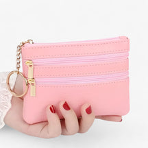 bags : Schoudertas voor Vrouwen Dames - Compakt en Elegant met Drie Ritsen - Rood in roze van Pantino
