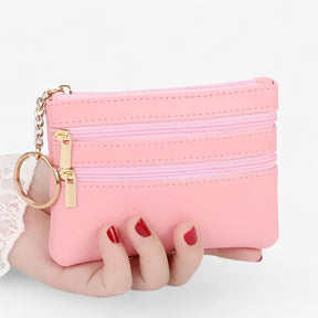 bags : Schoudertas voor Vrouwen Dames - Compakt en Elegant met Drie Ritsen - Rood in roze van Pantino