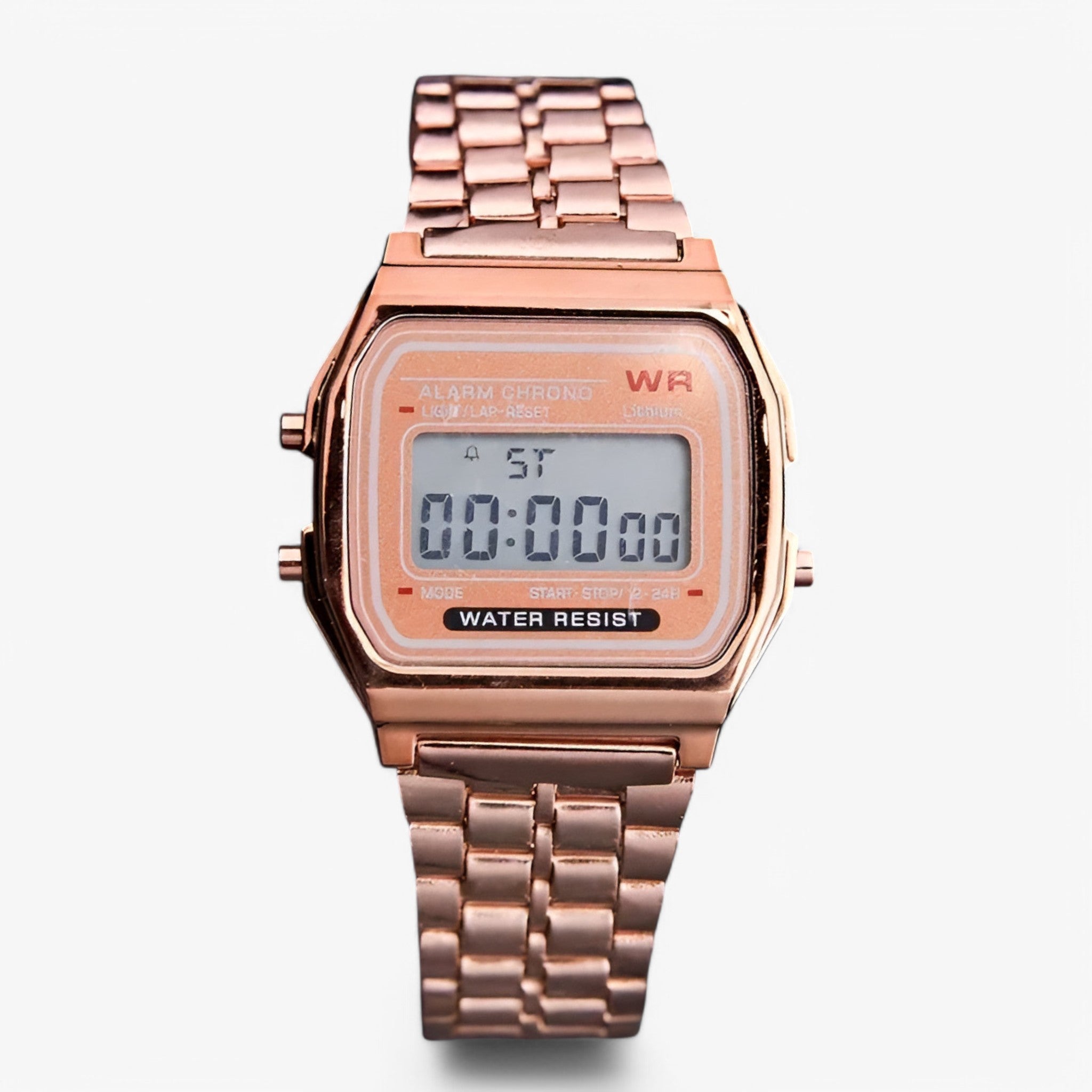 watches : Horloge Rosé Goud - Roestvrij Staal Militair Digitaal in rosé goud van Pantino