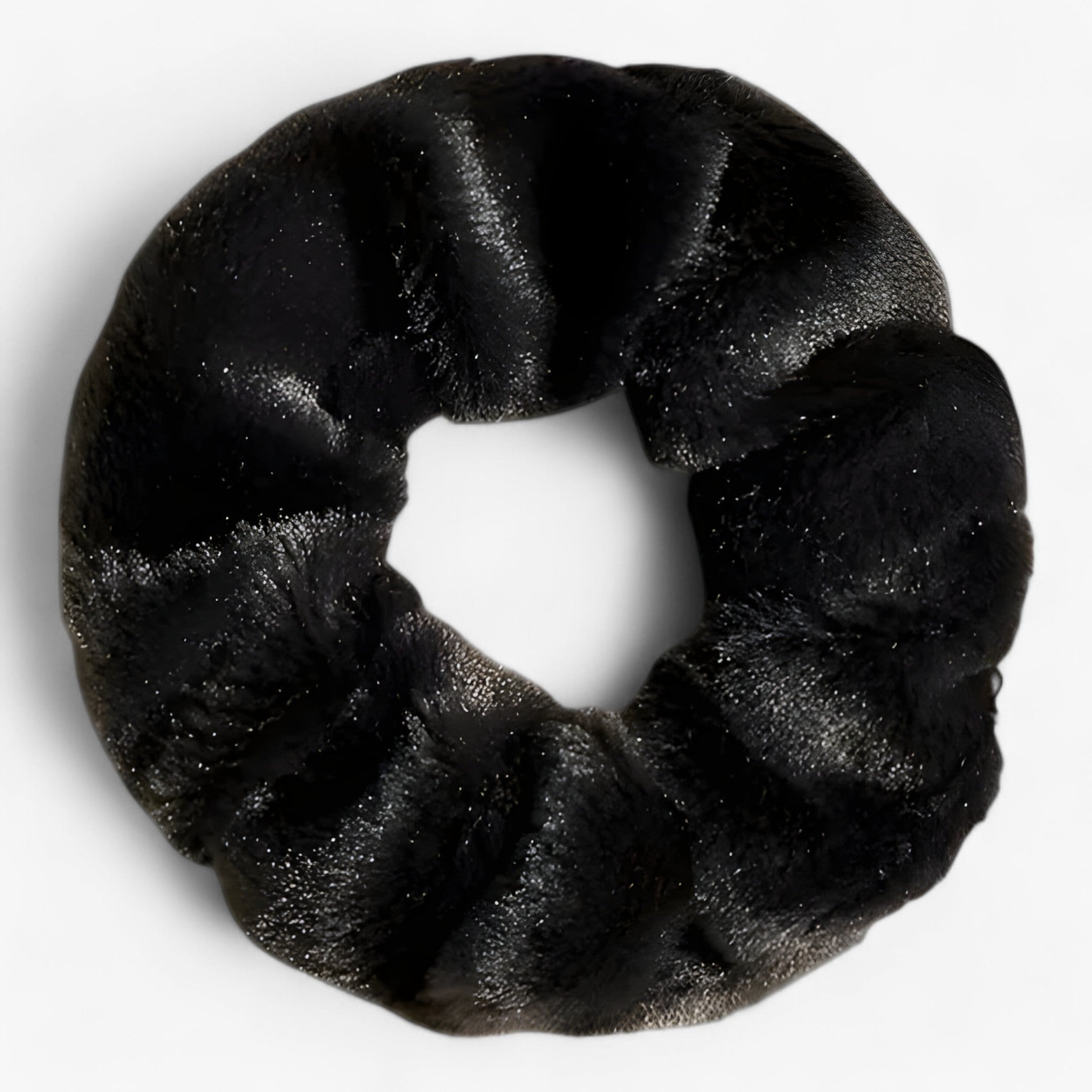 Hair Scrunchie : Fluwelen Effen haar Scrunchie - Witte-Set in van Pantino