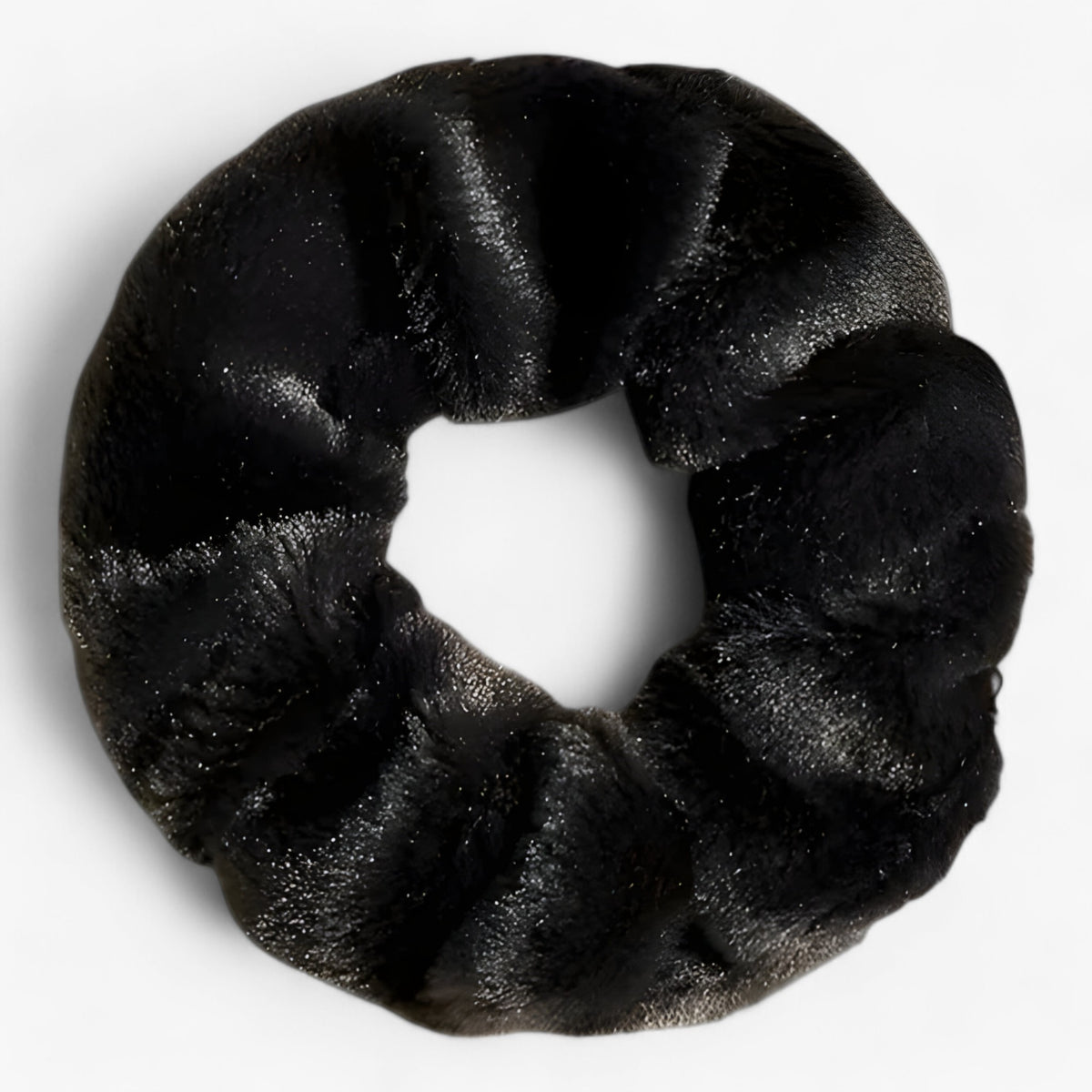 Hair Scrunchie : Fluwelen Effen haar Scrunchie - Witte-Set in van Pantino