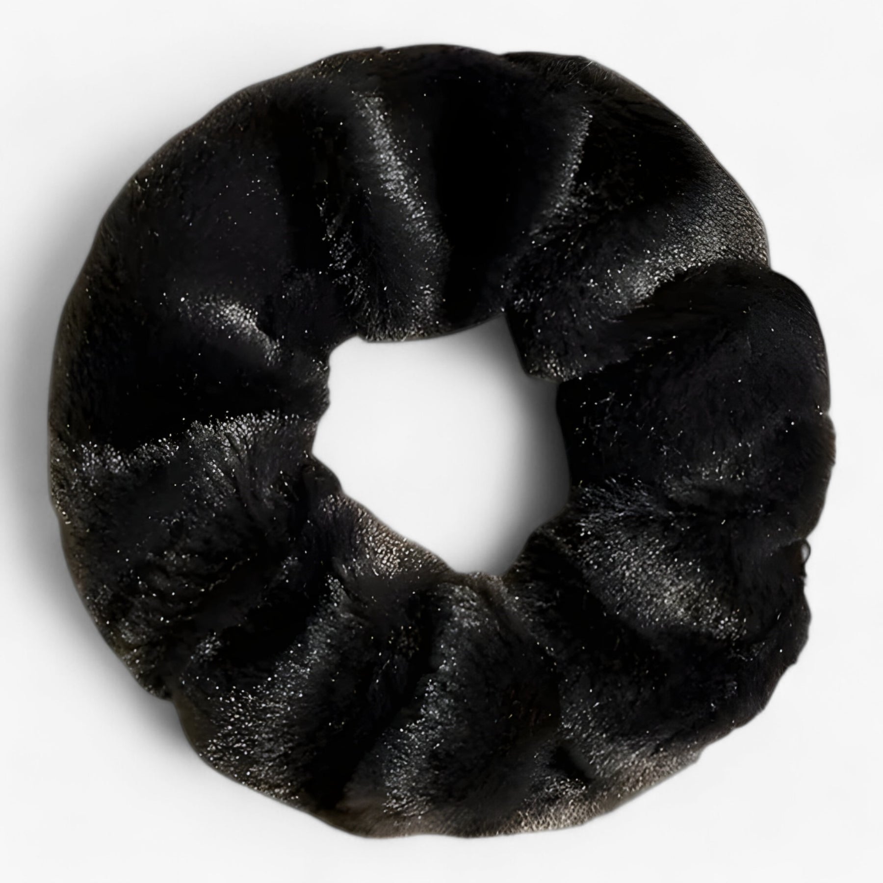Hair Scrunchie : Fluwelen Effen haar Scrunchie - Witte-Set in van Pantino