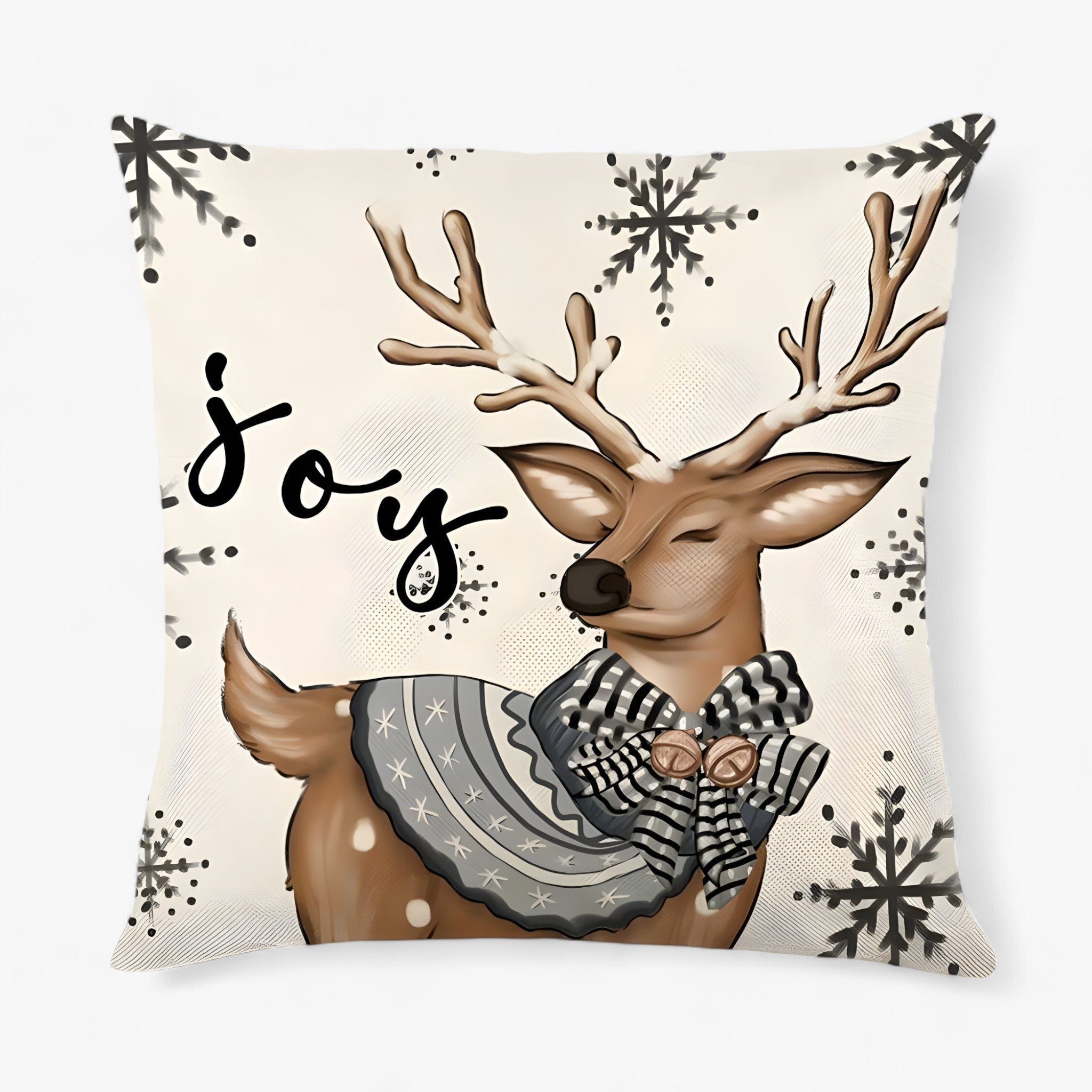 home & garden : Housse de Coussin en Lin de Noël - Décor Festif Et Confortable Pour La Maison in 2 van Pantino