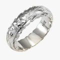 Ring Groen - 14K Gouden met Versierde Bloem