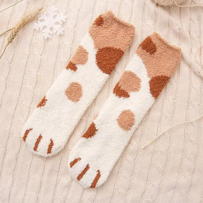 Socks : ComfyPaw - Laat Je Voeten Genieten van Ultiem Comfort - Gevlekt Zwart in Gevlekt khaki van Pantino