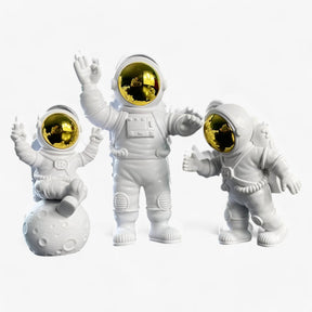 home & garden : Astronaut Ornament - Ruimtelijk Avontuur voor Je Huis - 3st Goud in van Pantino