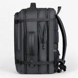 Men's Travel Backpack with USB - Expandable Black